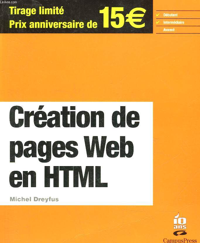 CREATION DE PAGE WEB EN HTML