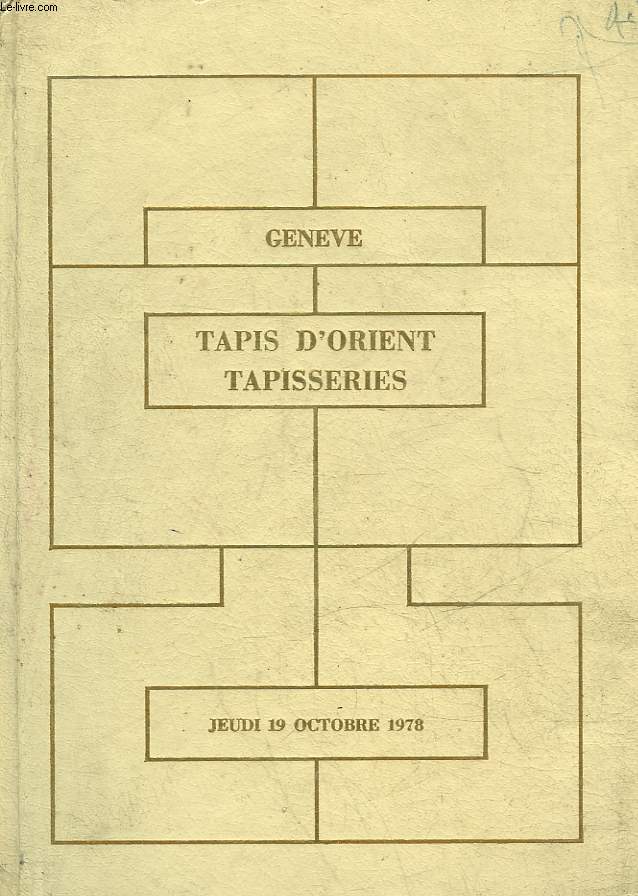 1 CATALOGUE - EXCEPTIONNEL ENSEMBLE DE TAPIS ISLAMIQUES ET TAPISSERIES