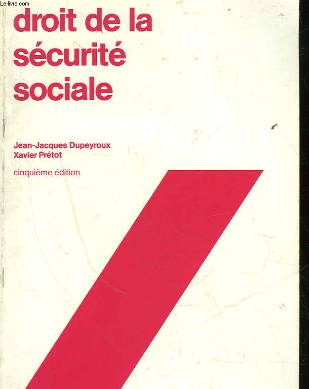 DROIT DE LA SECURITE SOCIALE