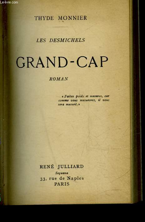 LES DESMICHELS - GRAND-CAP