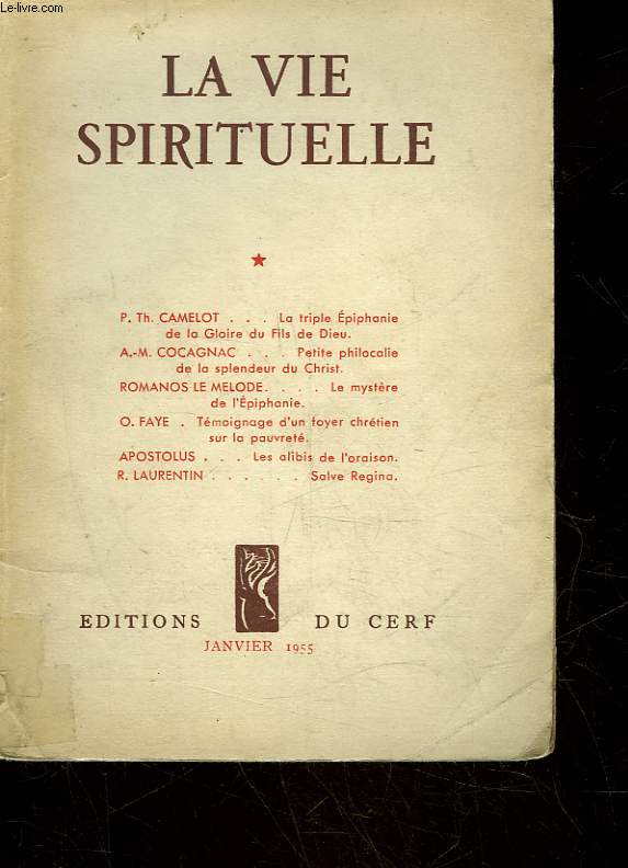 LA VIE SPIRITUELLE