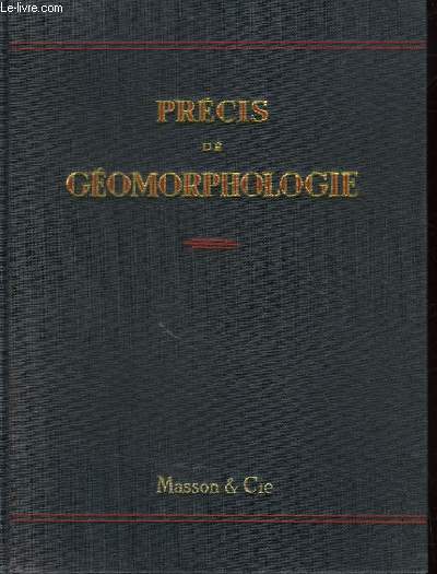 PRECIS DE GEOMORPHOLOGIE