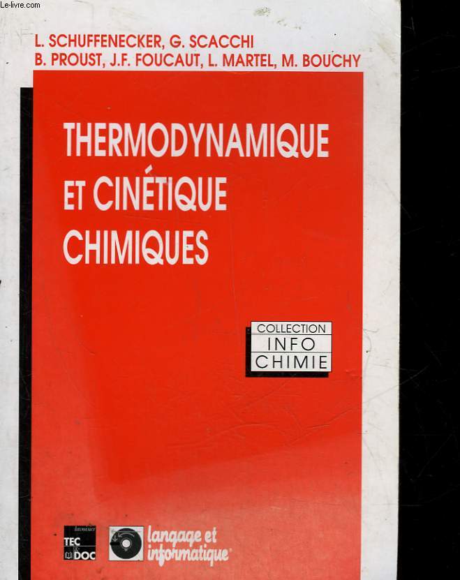 THERMODYNAMIQUE ET CINETIQUE CHIMIQES