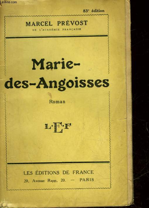 MARIE DES ANGOISSES