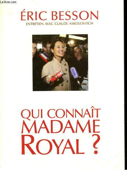 QUI CONNAIT MADAME ROYAL?