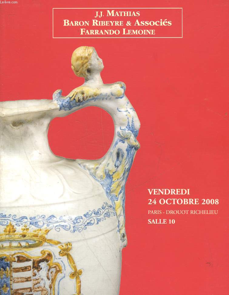 1 CATALOGUE DE VENTE AUX ENCHERES - SUCCESSION DE MADAME F. MONSIEUR L.