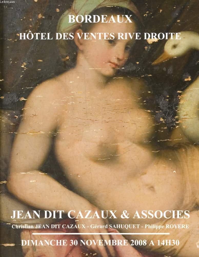 1 CATALOGUE DE VENTE AUX ENCHERES -SUCCESSIONS DE X... COLLECTION DE PARTICULIERS ET A DIVERS