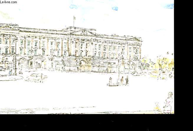 GRAVURE EN COULEURS - BUCKINGHAM PALACE