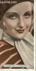 CARTE / GRAVURE - CAROLE LOMBARD