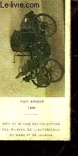 CARTE / GRAVURE - FIAT SPIDER 1896