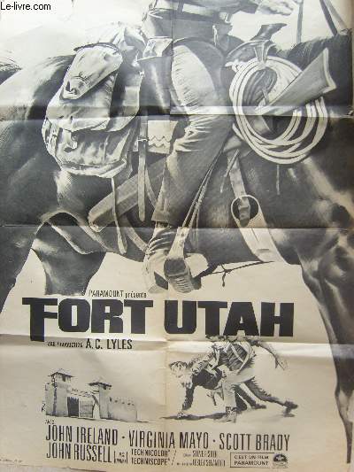 1 AFFICHE DE CINEMA - FORT UTAH