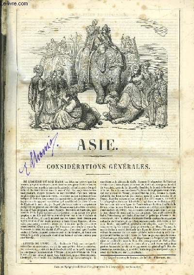 ASIE - CONSIDERATIONS GENERALES - TRANSCAUCASIE RUSSE