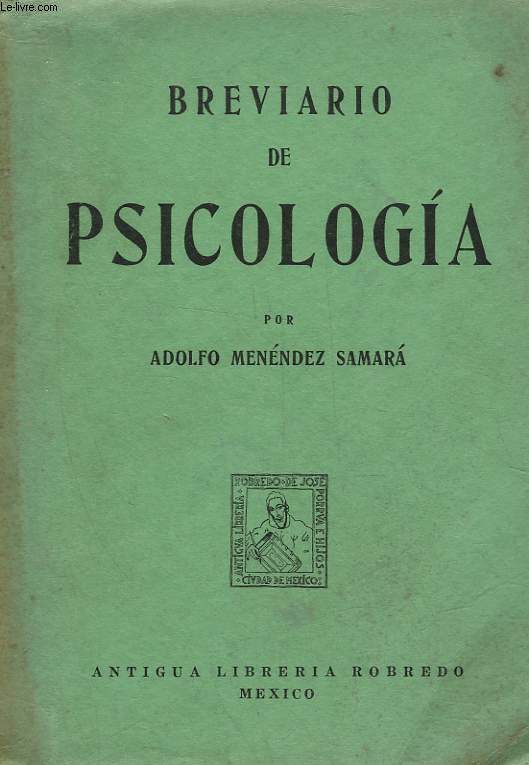 BREVIARIO DE PSICOLOGIA