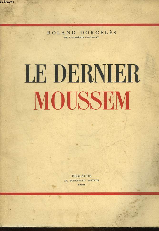 LE DERNIER MOUSSEM