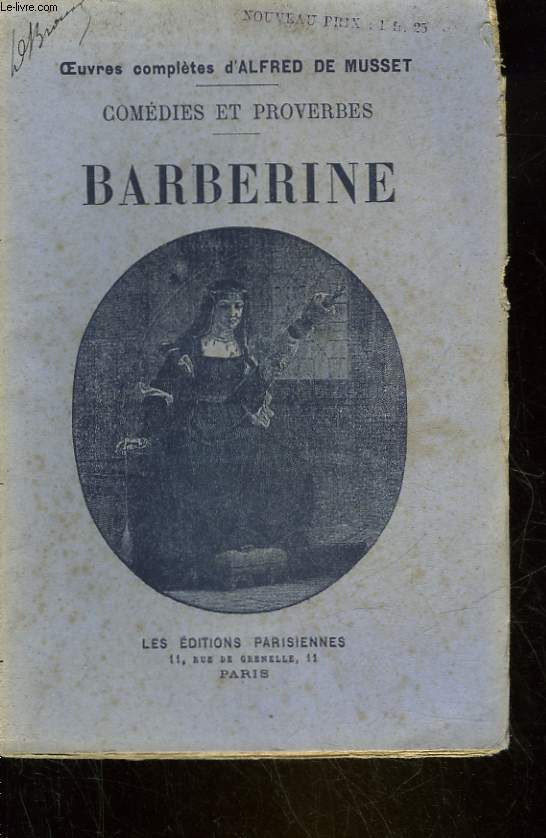 BARBERINE - COMEDIE EN TROIS ACTES