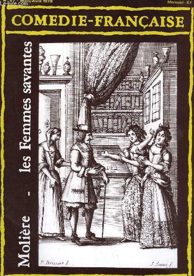 COMEDIE-FRANCAISE - N 67 - MOLIERE - LES FEMMES SAVANTES