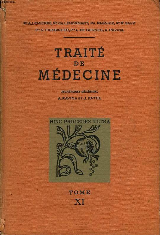 TRAITE DE MEDECINE - TOME 11