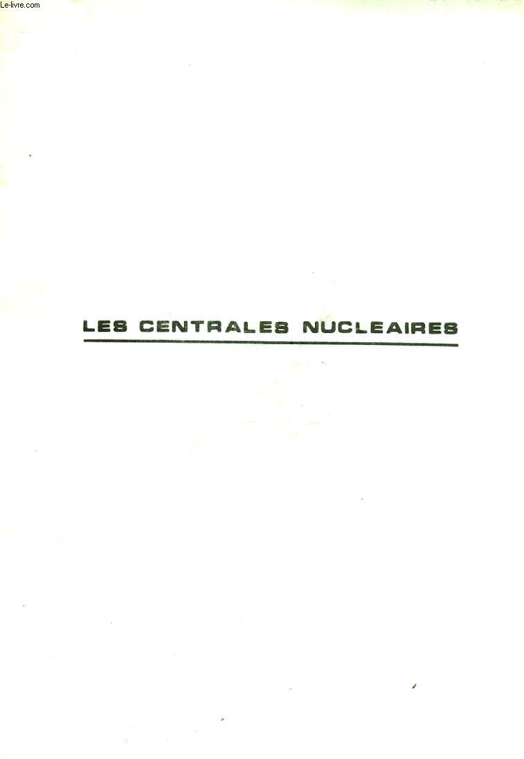 LES CENTRALES NUCLEAIRES