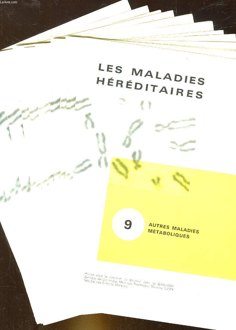 LES MALADIES HEREDITAIRES 12 FICHES