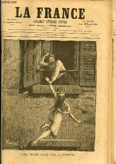 LA FRANCE - SUPPLEMENT LITTERAIRE ILLUSTRE - 3 ANNEE - N 110