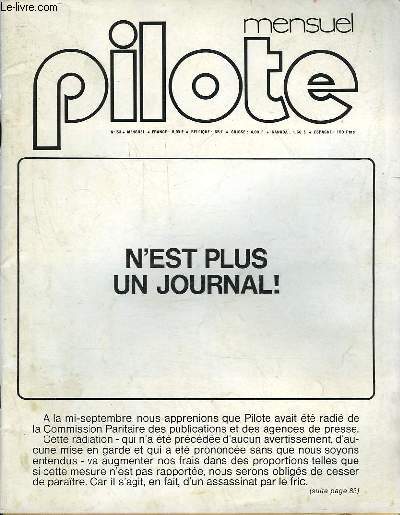 PILOTE N53 - N'EST PLUS UN JOURNAL!