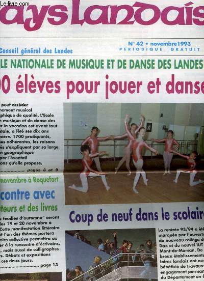 PAYS LANDAIS - N42 - ECOLE NATIONALE DE MUSIQUE ET DE DANSE DES LANDES