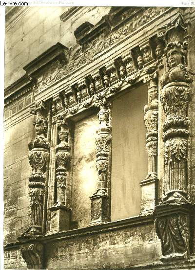 1 GRAVURE EN NOIR ET BLANC DE LA MAISON DES NOURRICES, FENETRE DU PREMIER ETAGE - NARBONNE