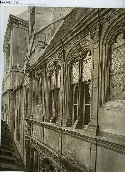 1 GRAVURE EN NOIR ET BLANC DE L'HOTEL DE BEAUNE, GALERIE - TOURS