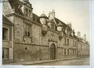 1 GRAVURE EN NOIR ET BLANC DE LA MAISON DE PIERRE DURANT - NOGENT-LE ROTROU