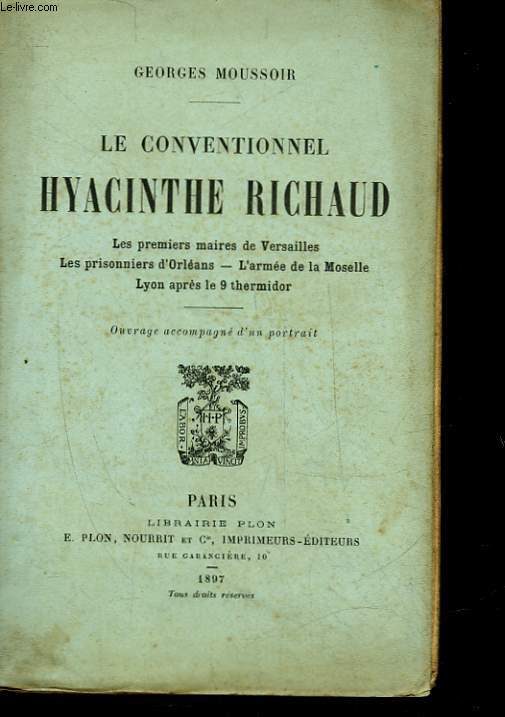 LE CONVENTIONNEL HYACINTHE RICHAUD