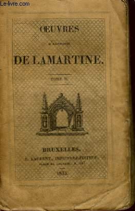 OEUVRE D'ALPHONSE DE LAMARTINE - TOME 2