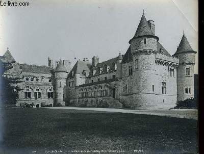 1 PHOTO ANCIENNE EN NOIR ET BLANC - ENV. DE CHERBOURG, LE CHATEAU DE MARTINVAST, FACADE SEPTENTRIONALEN237