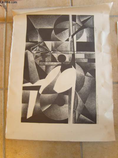 1 LITHOGRAPHIE ORIGINALE DE CHRISTIAN BAUDER - EDITE A L'OCCASION DU 25 ANNIVERSAIRE DE SFERMA / SOGERMA