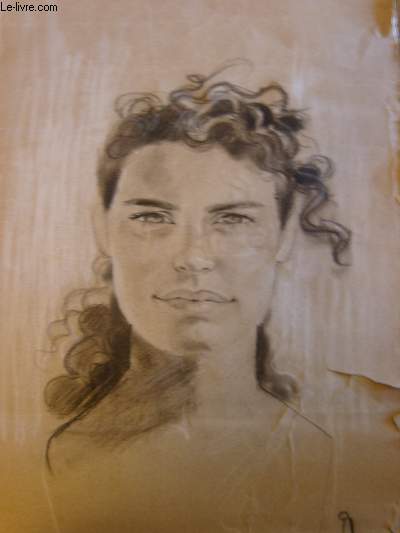 1 DESSIN ORIGINAL PORTRAIT DE FEMME