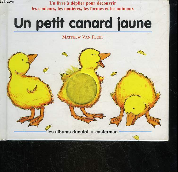 UN PETIT CANARD JAUNE