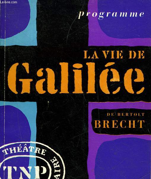 1 PROGRAMME - LA VIE DE GALILEE