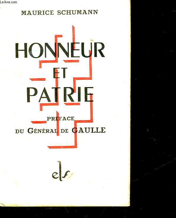 HONNEUR ET PATRIE