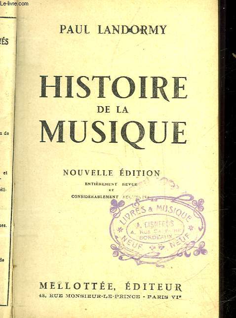 HISTOIRE DE LA MUSIQUE