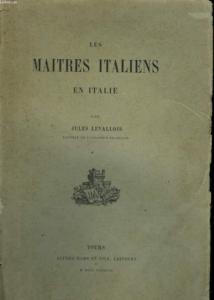 LES MAITRES ITALIENS EN ITALIE