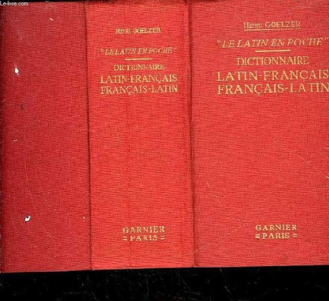 LE LATIN EN POCHE - DICTIONNAIRE LATIN-FRANCAIS