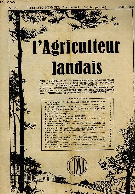 L'AGRICULTURE LANDAIS - N24