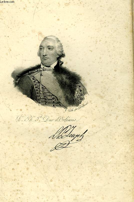 1 GRAVURE 19 EN NOIR ET BLANC - DUC D'ORLEANS