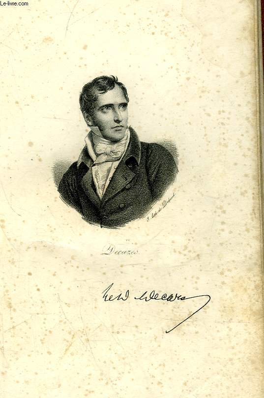 1 GRAVURE 19 EN NOIR ET BLANC - DECAZES