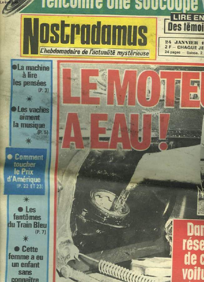 NOSTRADAMUS L'HEBDOMADAIRE DE L'ACTUALITE MYSTERIEUSE - N94