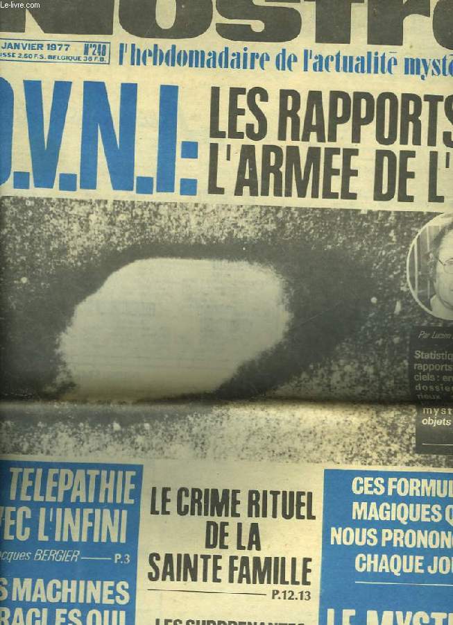 NOSTRA - L'HEBDOMADAIRE DE L'ACTUALITE MYSTERIEUSE - N248