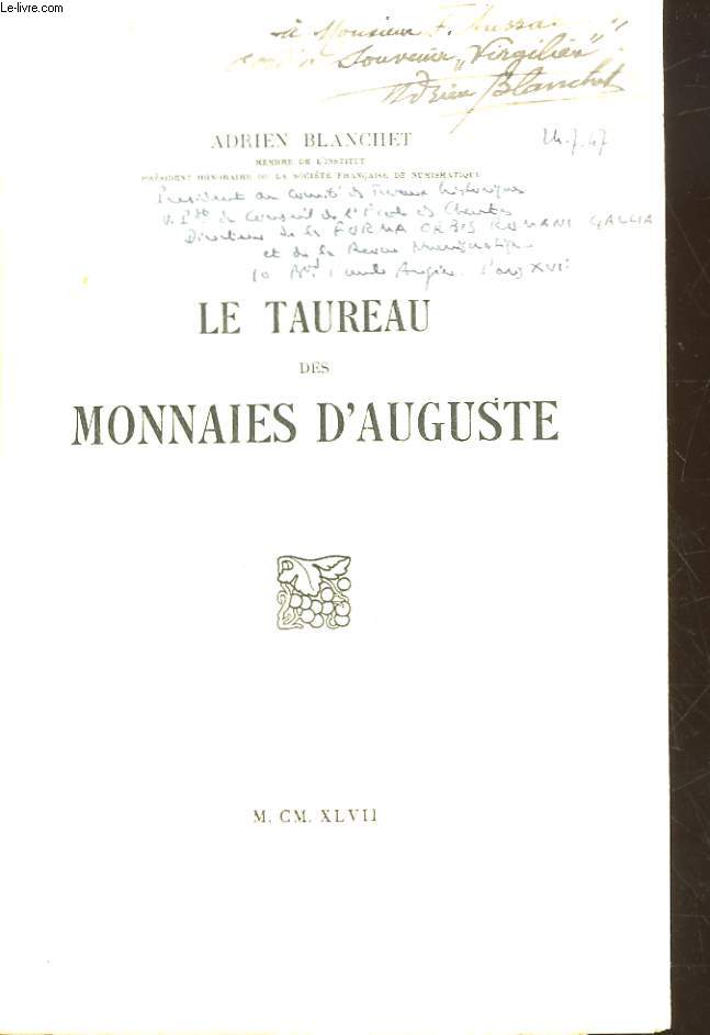 LE TAUREAU DES MONNAIES D'AUGUSTE