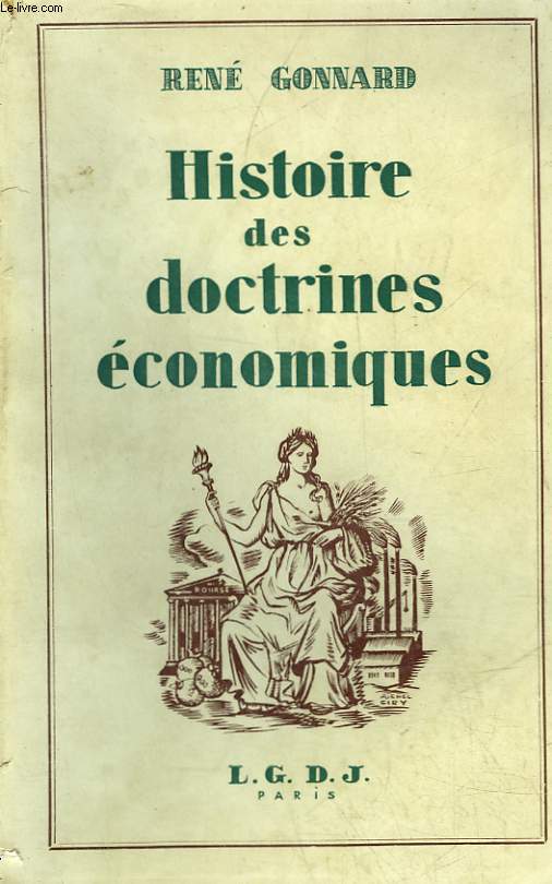 HISTOIRE DES DOCTRINES ECONOMIQUES