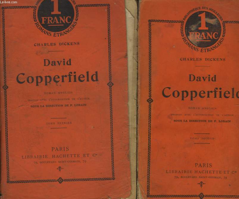 DAVID COPPERFIELD - 2 TOMES