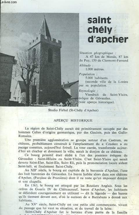 SAINT CHELY D'APCHER