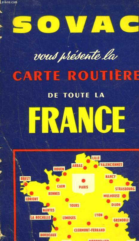 FRANCE ROUTIERE ET TOURISTIQUE - CARTE INDEX